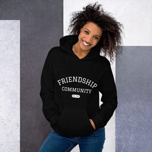 Unisex Hoodie - Friendship Community (college design) - Image 2