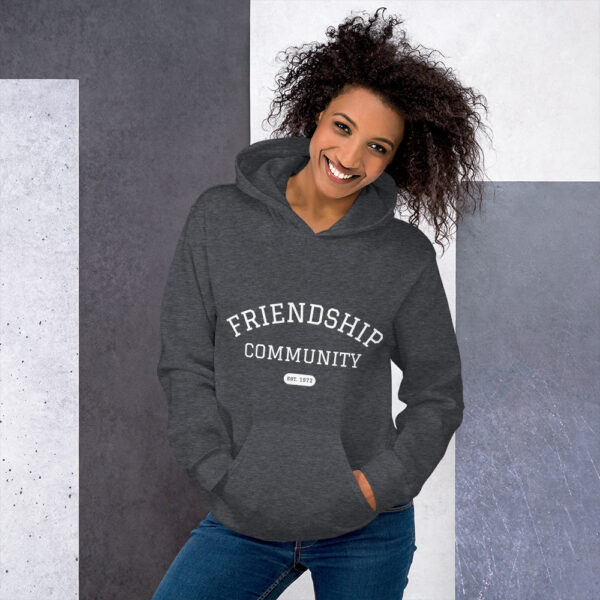 Unisex Hoodie - Friendship Community (college design) - Image 5