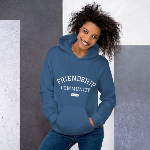 Unisex Hoodie - Friendship Community (college design) - Image 6