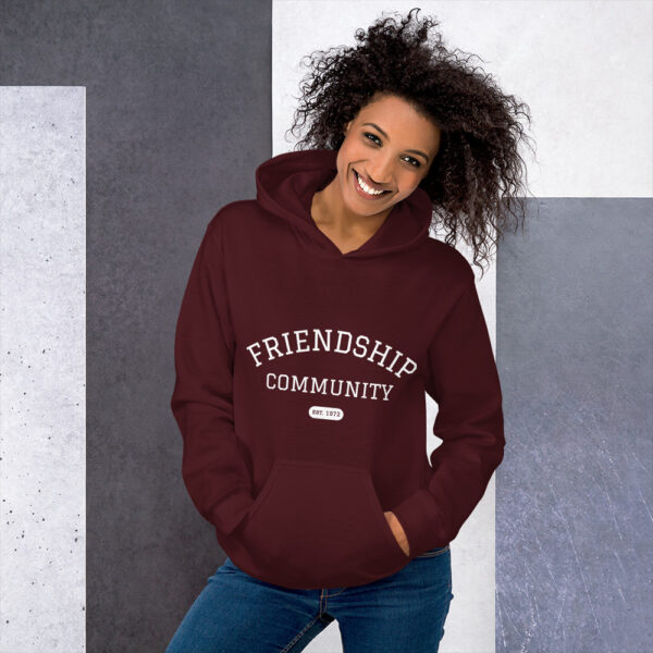 Unisex Hoodie - Friendship Community (college design) - Image 4