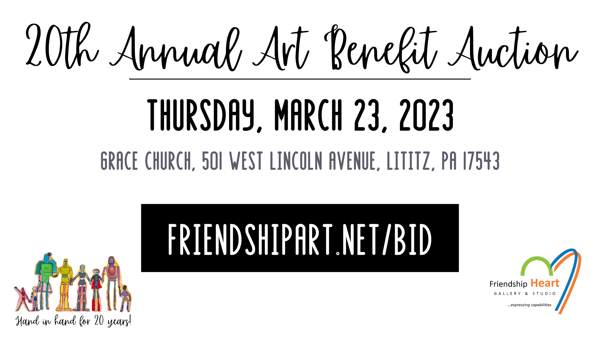 2023 Art Benefit Auction Tickets & Bidder Numbers Now Available!