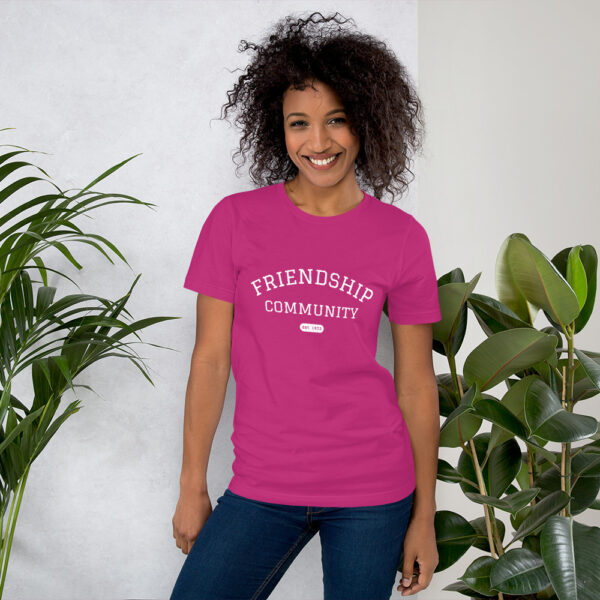 Friendship Community (college design) - Unisex T-Shirt (comfort colors) - Image 3
