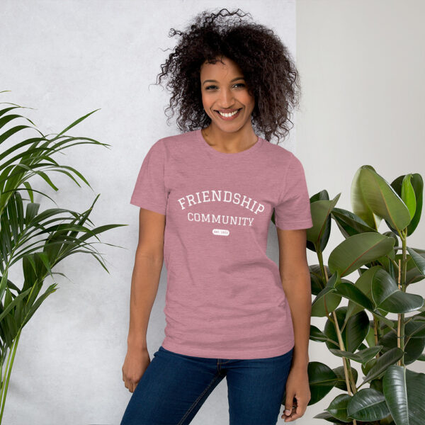Friendship Community (college design) - Unisex T-Shirt (comfort colors) - Image 7