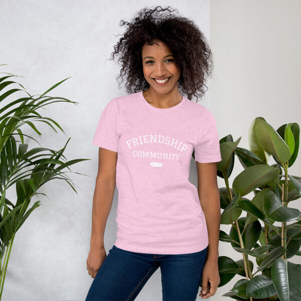 Friendship Community (college design) - Unisex T-Shirt (comfort colors) - Image 8