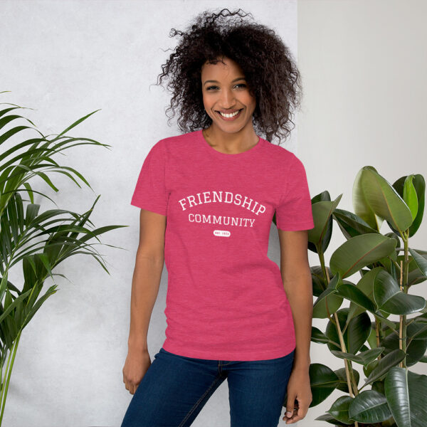 Friendship Community (college design) - Unisex T-Shirt (comfort colors) - Image 4