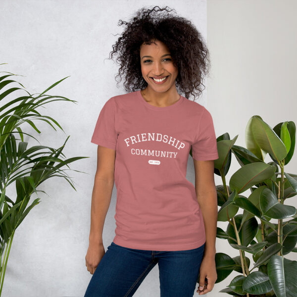 Friendship Community (college design) - Unisex T-Shirt (comfort colors) - Image 5