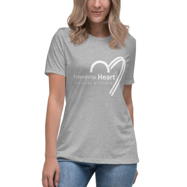 Friendship Heart Gallery & Studio Logo - Women's Relaxed T-Shirt - Image 6