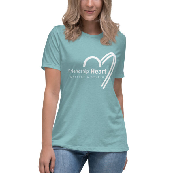 Friendship Heart Gallery & Studio Logo - Women's Relaxed T-Shirt - Image 5
