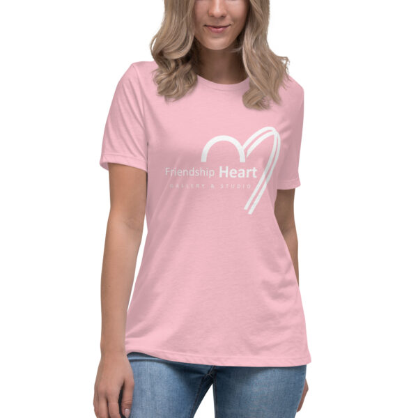 Friendship Heart Gallery & Studio Logo - Women's Relaxed T-Shirt - Image 7