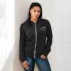 Friendship Heart Gallery & Studio Logo - Unisex zip hoodie