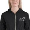 Friendship Heart Gallery & Studio Logo - Unisex zip hoodie - Image 2