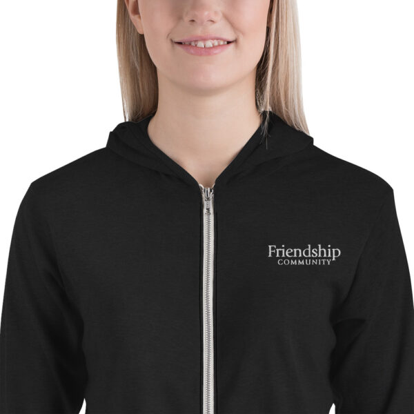 Friendship Community - Unisex Zip Hoodie - Image 5